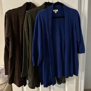 Croft & Barrow cardigans XXL